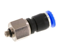 Junta giratoria de 6mm y M5 Rosca macho níquel-latón/PBT NBR giratorio