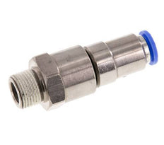 Junta giratoria rápida de 10mm y R3/8'' Roscas macho de latón niquelado/PBT NBR Giratorio