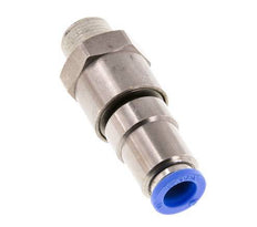 Junta giratoria rápida de 10mm y R3/8'' Roscas macho de latón niquelado/PBT NBR Giratorio