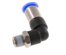 Racor de 6mm y R1/8'' Codo macho autoblocante Latón/PBT 0-10bar (0-145psi) [2 Piezas]