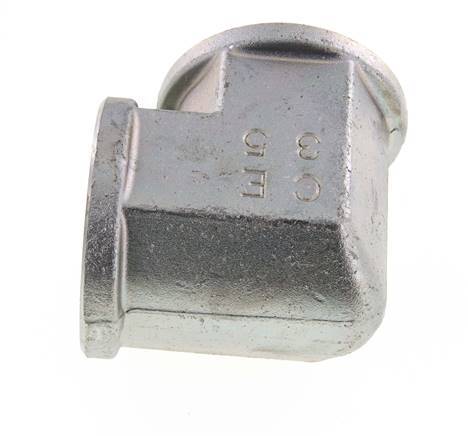 Racor acodado 90deg G1 1/2'' Hembra Acero Alta Presión 160bar (2248.0psi) Hidráulico