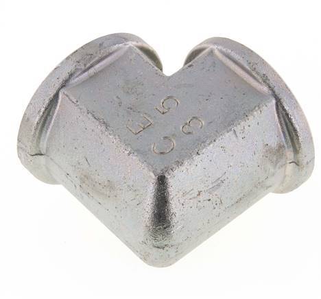 Racor acodado 90deg G1 1/2'' Hembra Acero Alta Presión 160bar (2248.0psi) Hidráulico