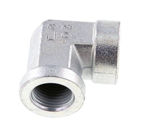 Racor acodado 90deg G1/2'' Hembra Acero alta presión 225bar (3161.25psi) Hidráulico