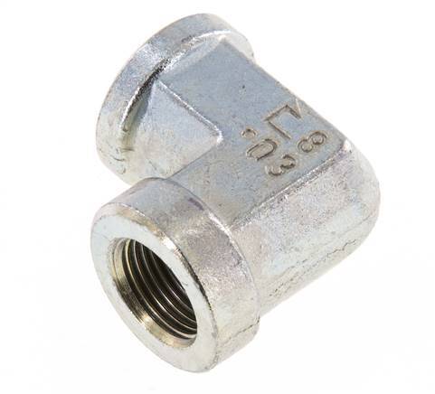 Racor acodado 90deg G3/8'' Hembra Acero Alta Presión 250bar (3512.5psi) Hidráulico