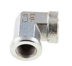 Racor acodado 90deg G3/8'' Hembra Acero Alta Presión 250bar (3512.5psi) Hidráulico