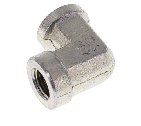 Racor acodado 90deg G1/4'' Hembra Acero Alta Presión 350bar (4917.5psi) Hidráulico