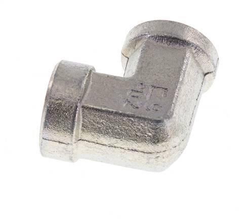 Racor acodado 90deg G1/4'' Hembra Acero Alta Presión 350bar (4917.5psi) Hidráulico