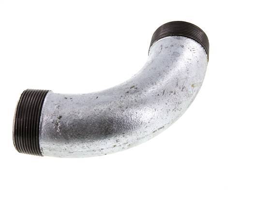Tubo en ángulo de 90 grados R2'' Hierro fundido 25bar (351.25psi)
