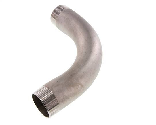 Tubo en ángulo de 90 grados R2'' Acero inoxidable 16bar (224.8psi)
