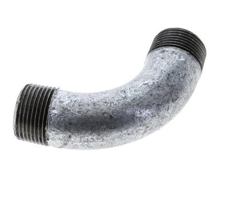 90deg Angled Pipe R3/4'' Cast Iron 25bar (351.25psi) [2 Pieces]