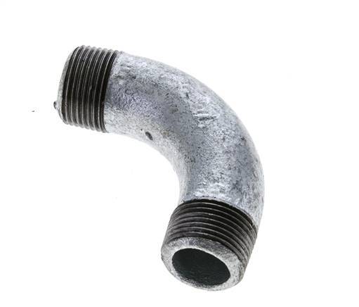90deg Angled Pipe R3/4'' Cast Iron 25bar (351.25psi) [2 Pieces]