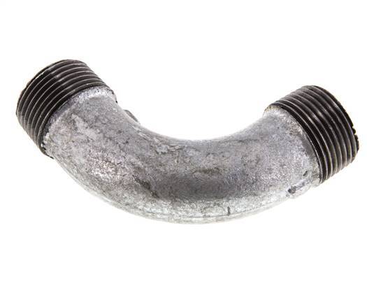 Tubería acodada 90deg R1'' Hierro fundido 25bar (351.25psi)