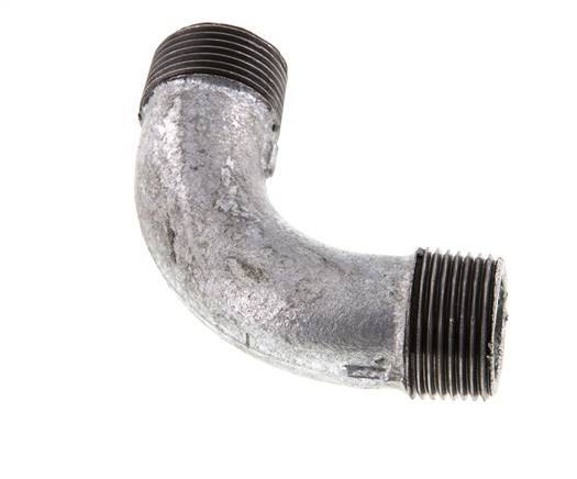 Tubería acodada 90deg R1'' Hierro fundido 25bar (351.25psi)