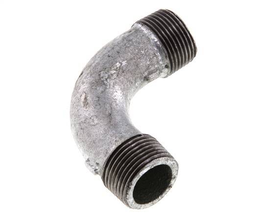 Tubería acodada 90deg R1'' Hierro fundido 25bar (351.25psi)