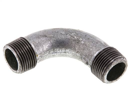Tubería acodada 90deg R1'' Hierro fundido 25bar (351.25psi)