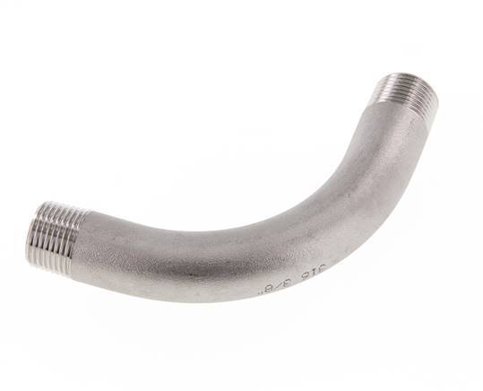 Tubo en ángulo de 90 grados R3/8'' Acero inoxidable 16bar (224.8psi)