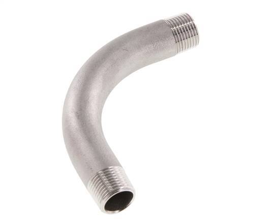 Tubo en ángulo de 90 grados R3/8'' Acero inoxidable 16bar (224.8psi)