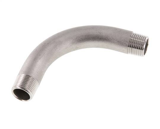 Tubo en ángulo de 90 grados R3/8'' Acero inoxidable 16bar (224.8psi)