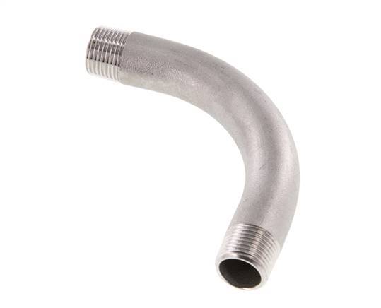 Tubo en ángulo de 90 grados R3/8'' Acero inoxidable 16bar (224.8psi)