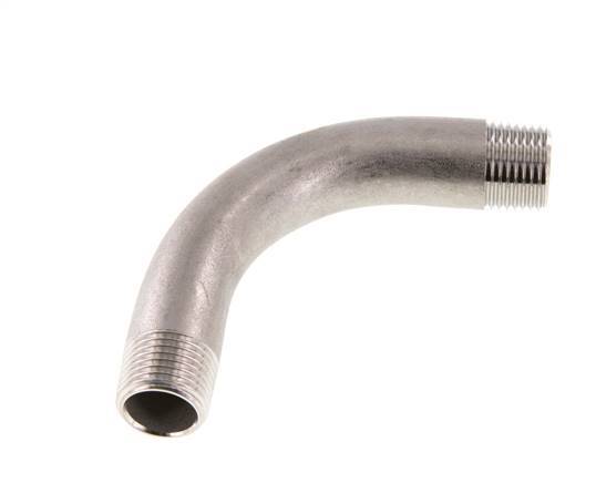 Tubo en ángulo de 90 grados R1/2'' Acero inoxidable 16bar (224.8psi)