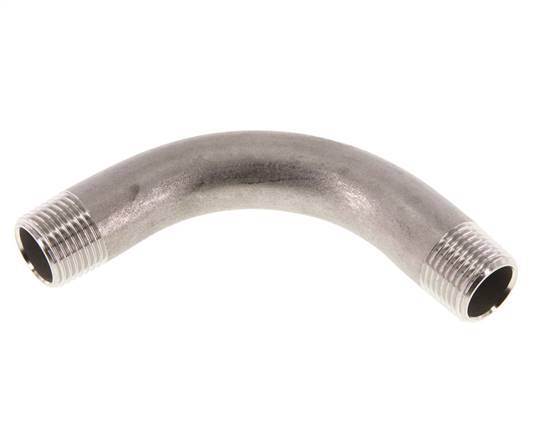 Tubo en ángulo de 90 grados R1/2'' Acero inoxidable 16bar (224.8psi)