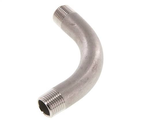 Tubo en ángulo de 90 grados R1/2'' Acero inoxidable 16bar (224.8psi)