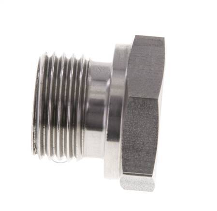 Tapón G1/2'' Acero inoxidable con hexágono exterior cono de 60° 300bar (4215.0psi) Hidráulico