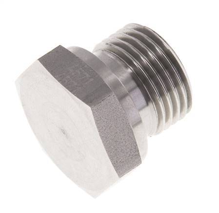 Tapón G1/2'' Acero inoxidable con hexágono exterior cono de 60° 300bar (4215.0psi) Hidráulico