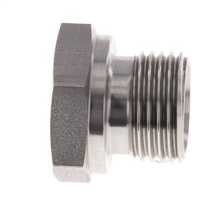 Tapón G1/2'' Acero inoxidable con hexágono exterior cono de 60° 300bar (4215.0psi) Hidráulico