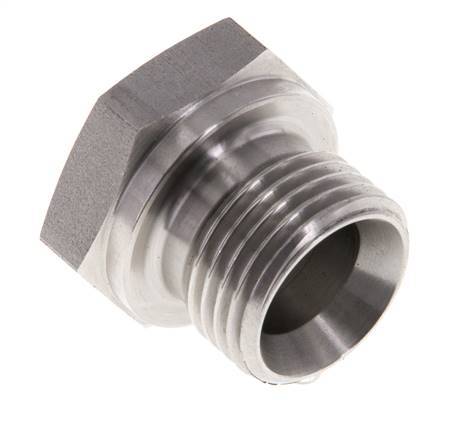 Tapón G1/2'' Acero inoxidable con hexágono exterior cono de 60° 300bar (4215.0psi) Hidráulico
