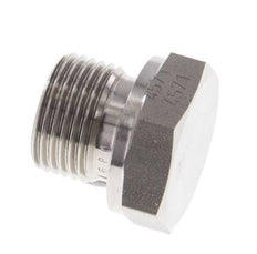 Tapón G3/8'' Acero inoxidable con cono hexagonal externo de 60° 425bar (5971.25psi) Hidráulico