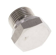 Tapón G3/8'' Acero inoxidable con cono hexagonal externo de 60° 425bar (5971.25psi) Hidráulico