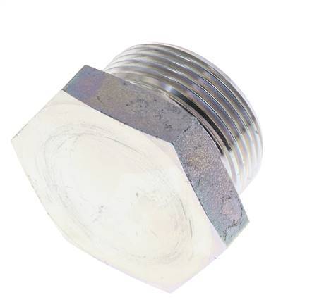 Tapón G1 1/4'' Acero con hexágono exterior cono 60° 150bar (2107.5psi) Hidráulico