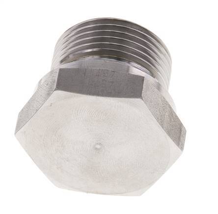 Tapón G3/4'' Acero inoxidable con cono hexagonal externo de 60° 175bar (2458.75psi) Hidráulico