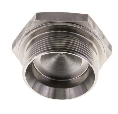 Tapón G2'' Acero inoxidable con hexágono exterior cono de 60° 75bar (1053.75psi) Hidráulico
