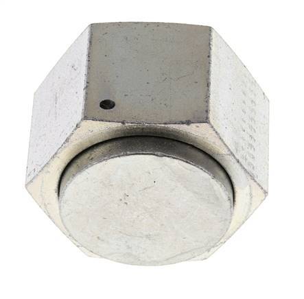 End Cap G1 1/2'' Steel with External Hex 60° cone 125bar (1756.25psi) Hydraulic