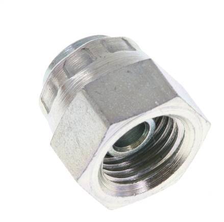End Cap G1/4'' Steel with External Hex 60° cone 575bar (8078.75psi) Hydraulic [2 Pieces]