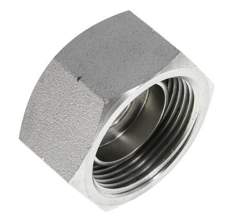 End Cap G1 1/4'' Steel with External Hex 60° cone 150bar (2107.5psi) Hydraulic