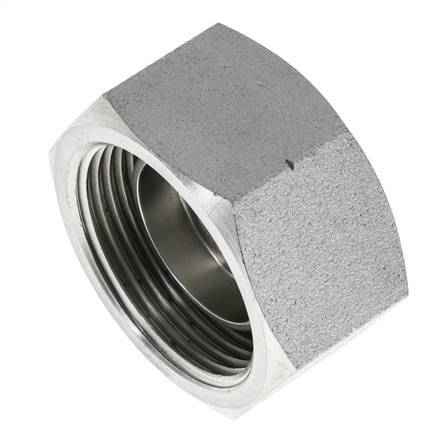 End Cap G1 1/4'' Steel with External Hex 60° cone 150bar (2107.5psi) Hydraulic