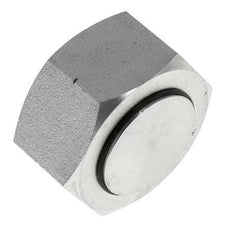End Cap G1 1/4'' Steel with External Hex 60° cone 150bar (2107.5psi) Hydraulic