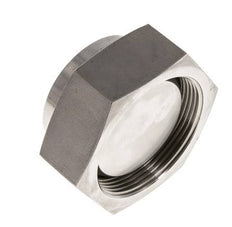 End Cap G2'' Stainless steel with External Hex 60° cone 75bar (1053.75psi) Hydraulic