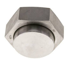 End Cap G2'' Stainless steel with External Hex 60° cone 75bar (1053.75psi) Hydraulic