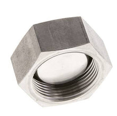 End Cap G1 1/4'' Stainless steel with External Hex 60° cone 150bar (2107.5psi) Hydraulic