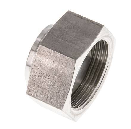 End Cap G1 1/4'' Stainless steel with External Hex 60° cone 150bar (2107.5psi) Hydraulic