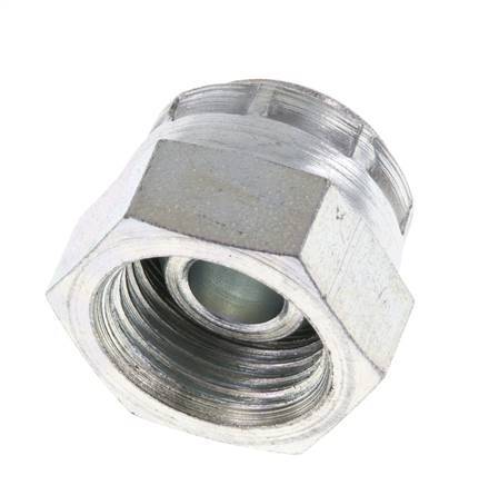 End Cap G3/8'' Steel with External Hex 60° cone 425bar (5971.25psi) Hydraulic [2 Pieces]