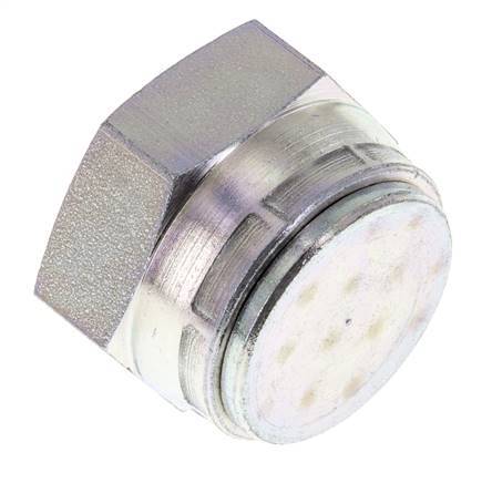 End Cap G1'' Steel with External Hex 60° cone 150bar (2107.5psi) Hydraulic