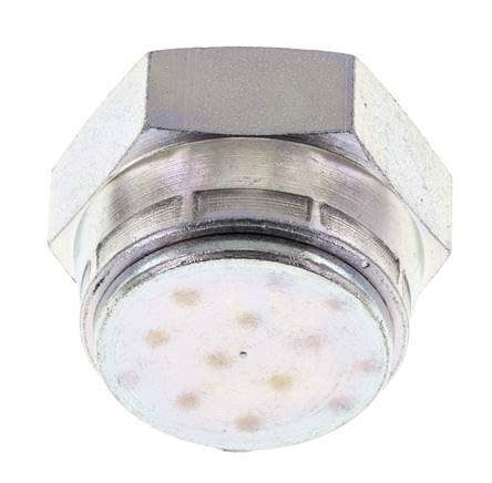 End Cap G1'' Steel with External Hex 60° cone 150bar (2107.5psi) Hydraulic