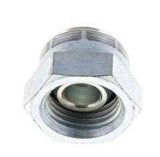 End Cap G1/2'' Steel with External Hex 60° cone 300bar (4215.0psi) Hydraulic [2 Pieces]
