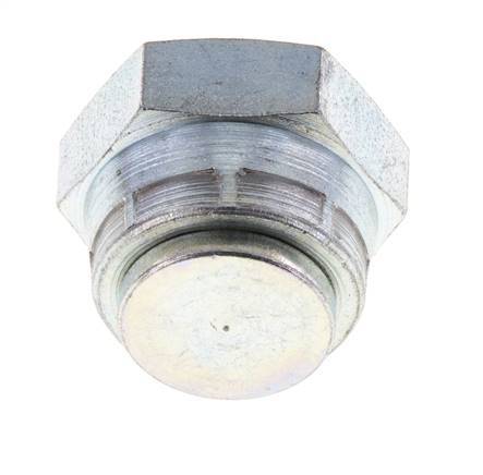 End Cap G1/2'' Steel with External Hex 60° cone 300bar (4215.0psi) Hydraulic [2 Pieces]