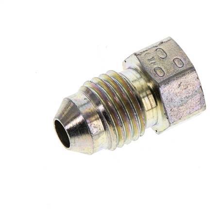 JIC Plug UNF 7/16''-20 Steel 310bar (4355.5psi) [5 Pieces]